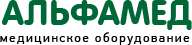 Логотип компании «АЛЬФАМЕД»
