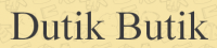 Логотип компании «Интернет магазин одежды и обуви dutik-butik»