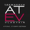 Логотип компании «Ателье, студия одежды at-ev»