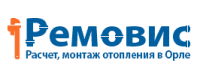 Логотип компании «Ремовис - монтаж отопления, водоснабжения»
