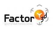 Логотип компании «Factor-3d - 3d оборудование и 3d печать»