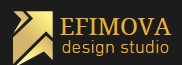Логотип компании «EFIMOVA  design studio - услуги дизайнера»