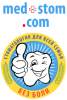 Логотип компании «Стоматологическая клиника мед-стом.ком»
