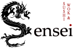 Логотип компании «Сенсей - Доставка суши и горячих блюд»