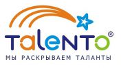 Логотип компании «*talento* детский центр развития и творчества»