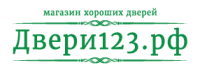 Логотип компании «Двери123.рф - Двери межкомнатные входные»