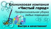 Логотип компании «"Чистый город" - Клининговая компания»