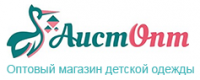 Логотип компании «Оптовый магазин детской одежды *аист опт*»