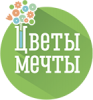 Логотип компании «Интернет магазин доставки цветов- цветы мечты»