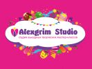 Логотип компании «Alexgrim Studio»